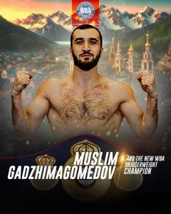 Gadzhimagomedov is new WBA Bridgerweight ChampionÂ  â€“ World Boxing Association