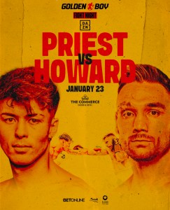 Priest and Howard fight for WBA Continental North America belt on January 23rdÂ  â€“ World Boxing Association