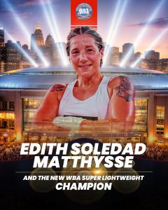 Edith Soledad Matthysse Reclaims the World â€” This Time in Detroit â€“ World Boxing Association