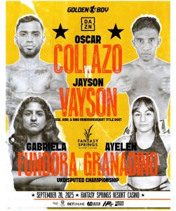 Collazo to Defend Titles AgainstÂ  Vayson on September 20 â€“ World Boxing Association