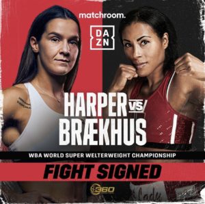 Terri Harper will make her first defense against Cecilia Braekhus â€“ World Boxing Association