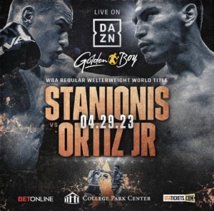 Stanionis-Ortiz Jr. to fight for WBA crown on April 29th â€“ World Boxing Association