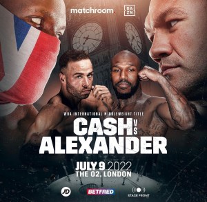 Cash and Alexander will fight for WBA-International belt in London â€“ World Boxing Association