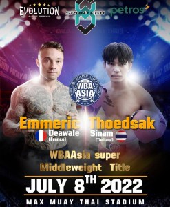 Dewaele and Sinam fight for WBA Asian title in Thailand â€“ World Boxing Association