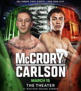 McCrory and Carlson fight for WBA Continental Americas belt on FridayÂ  â€“ World Boxing Association