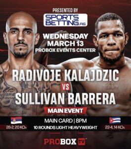 Kalajdzic-Barrera this Wednesday for the WBA North American beltÂ  â€“ World Boxing Association