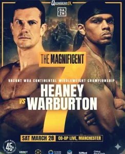 Heaney looks to regain lost ground against Warburton in Manchester – World Boxing Association