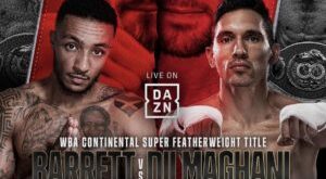 Barrett to face Dimalghani for the vacant WBA Continental belt  – World Boxing Association