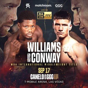 Williams and Conway for WBA International belt on Canelo-GGG3 undercard â€“ World Boxing Association