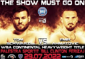 Schwarz-Ahmatovic for WBA Continental Belt on July 29thÂ  â€“ World Boxing Association