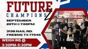 WBA Future of Houston returns on September 20th – World Boxing Association