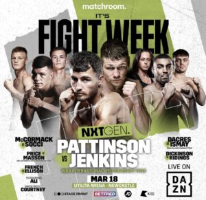 Pattison to face Jenkins this Saturday for the WBA International beltÂ  â€“ World Boxing Association