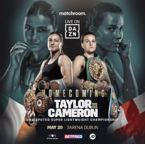 Taylor and Cameron will rock Dublin on May 20 â€“ World Boxing Association