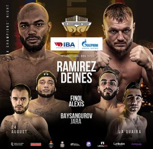 Ramirez and Deines ready to shine at the IBA Championsâ€™ Night in VenezuelaÂ  â€“ World Boxing Association