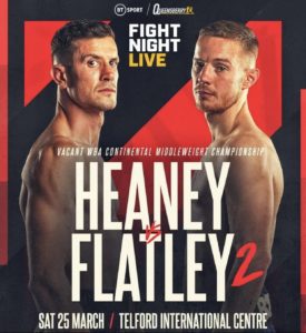 Heaney, Flatley to rematch for WBA Continental belt â€“ World Boxing Association