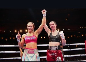 Olivia Curry and Kaye Scott battle to a draw in one of the yearâ€™s best fights â€“ World Boxing Association