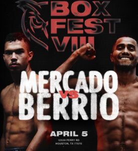 Mercado and Berrio will fight this Friday for the WBA North America Gold belt â€“ World Boxing Association