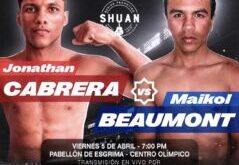 Cabrera and Beaumont this Friday for the WBA Fedecaribe belt – World Boxing Association