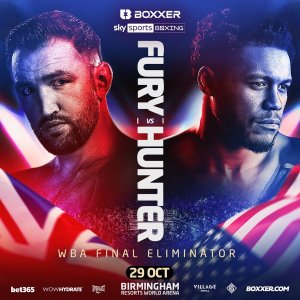 Michael Hunter and Hughie Fury in WBA eliminator fight on 10/29 â€“ World Boxing Association