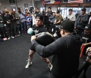 Canelo held a public training session in San DiegoÂ  â€“ World Boxing Association