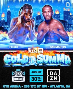 Pierce vs Sanmartin on Friday in AtlantaÂ  â€“ World Boxing Association