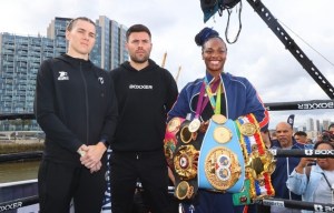 Shields and Marshall face to face on a boat â€“ World Boxing Association