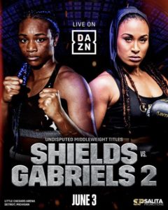 Shields-Gabriels 2 Confirmed for June 3Â  â€“ World Boxing Association
