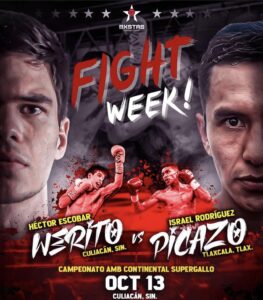 Escobar vs RodrÃ­guez Picazo this Friday in CuliacÃ¡nÂ  â€“ World Boxing Association