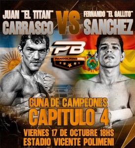 Carrasco and SÃ¡nchez Set to Clash for the WBA Cono Sur Title â€“ World Boxing Association