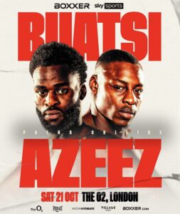 Buatsi-Azeez for a WBA eliminator this SaturdayÂ  â€“ World Boxing Association