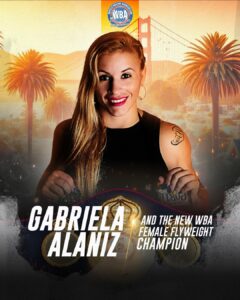 Celeste Alaniz is the new WBA Flyweight World Champion â€“ World Boxing Association