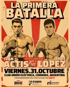 All-Argentine Showdown for the WBA Fedelatin Cono Sur Middleweight Title â€“ World Boxing Association
