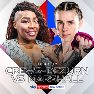 Franchon Crews-Dezurn defends all against Marshall â€“ World Boxing Association