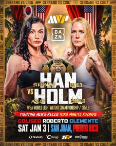 Stephanie Han to Defend WBA Title Against Holly Holm on January 3 â€“ World Boxing Association