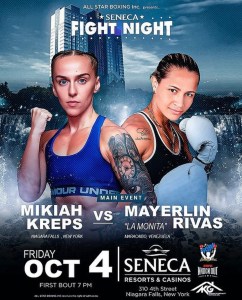 Kreps and Rivas fight for the WBA Fedelatin beltÂ  â€“ World Boxing Association