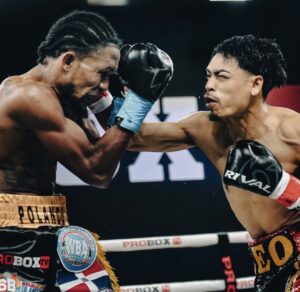 Angelo Leo wins the WBA North American Continental featherweight belt â€“ World Boxing Association