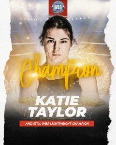 Katie Taylor, the queen of 135Â  â€“ World Boxing Association