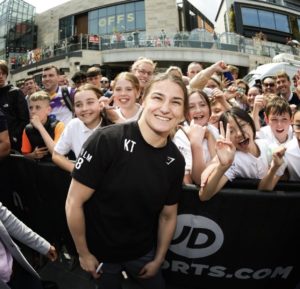Taylor and Cameron held their public training in Dublin â€“ World Boxing Association