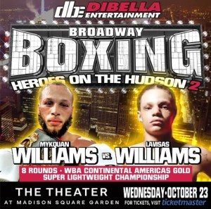 Mykquan Williams defends his regional belt against Lavisas WilliamsÂ  â€“ World Boxing Association