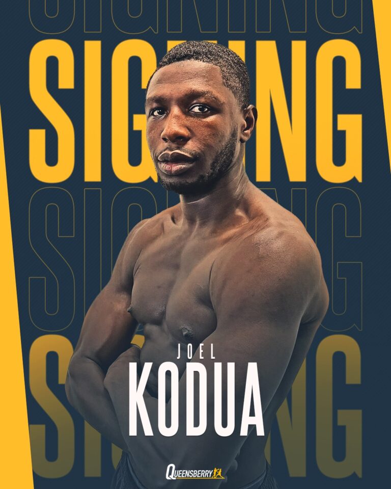 KODUA ADDED TO QUEENSBERRY RANKS