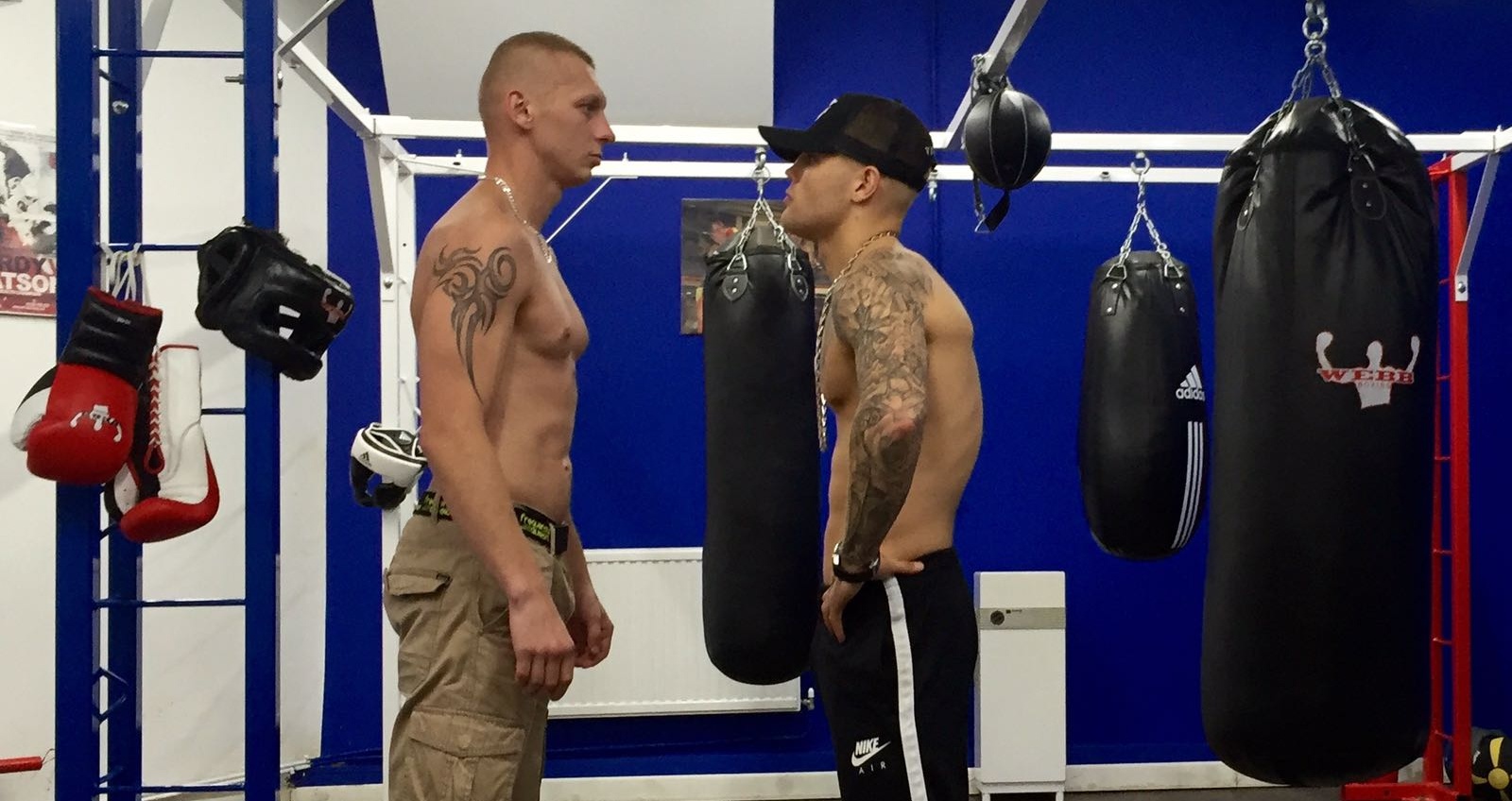 Jordan Clayton Marcin Cybulski weighin