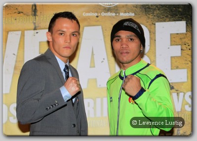 Josh Warrington Dennis Tubieron Josh Warrinton Counting On Leeds Fans To Affect Opponent Tubieron