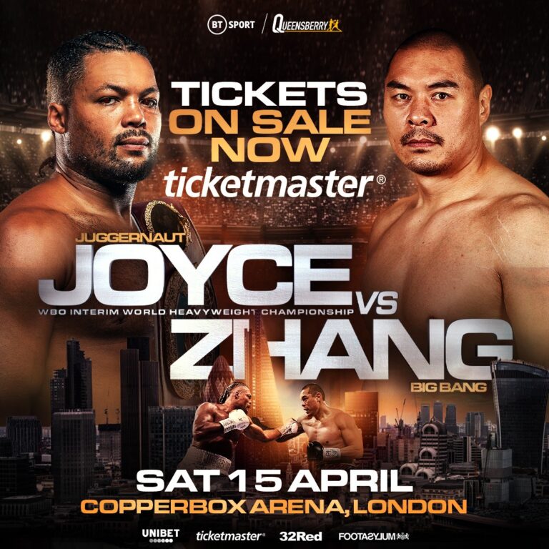 JOYCE: “EXPECT A LOT OF BIG BANGS” – JOYCE-ZHANG TICKETS GO ON SALE