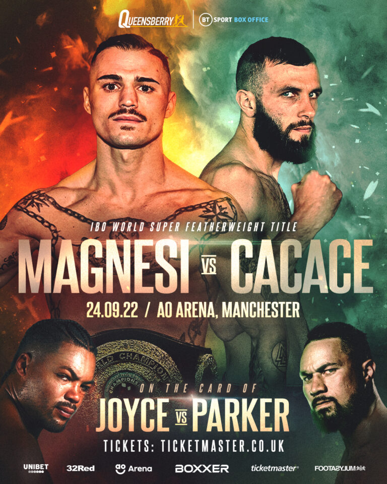 JOYCE-PARKER UNDERCARD UPDATE: CACACE, ESSUMAN, HEANEY, CHAPMAN & HEFFRON