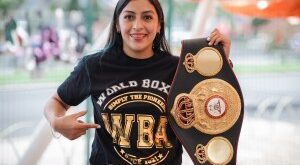 Jessica Nery Plata received her WBA belt – World Boxing Association