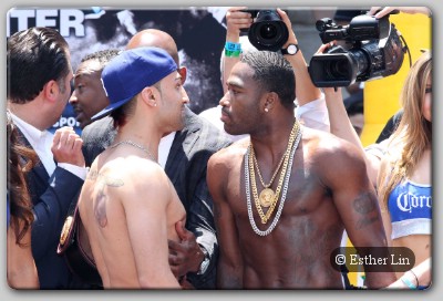 Paulie Malignaggi and Adrian Broner Weigh-in