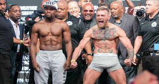 Mayweather vs McGregor weighin