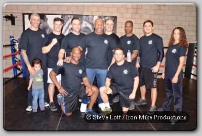 Mike Tyson Barrys Boxing Center Iron Mike Tyson Thrills PAL Youngsters In Las Vegas