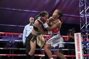 Natalie Gonzalez Marina Ramirez 300x200 Brock Upsets Blanco To Take NABA USA Lightweight Title