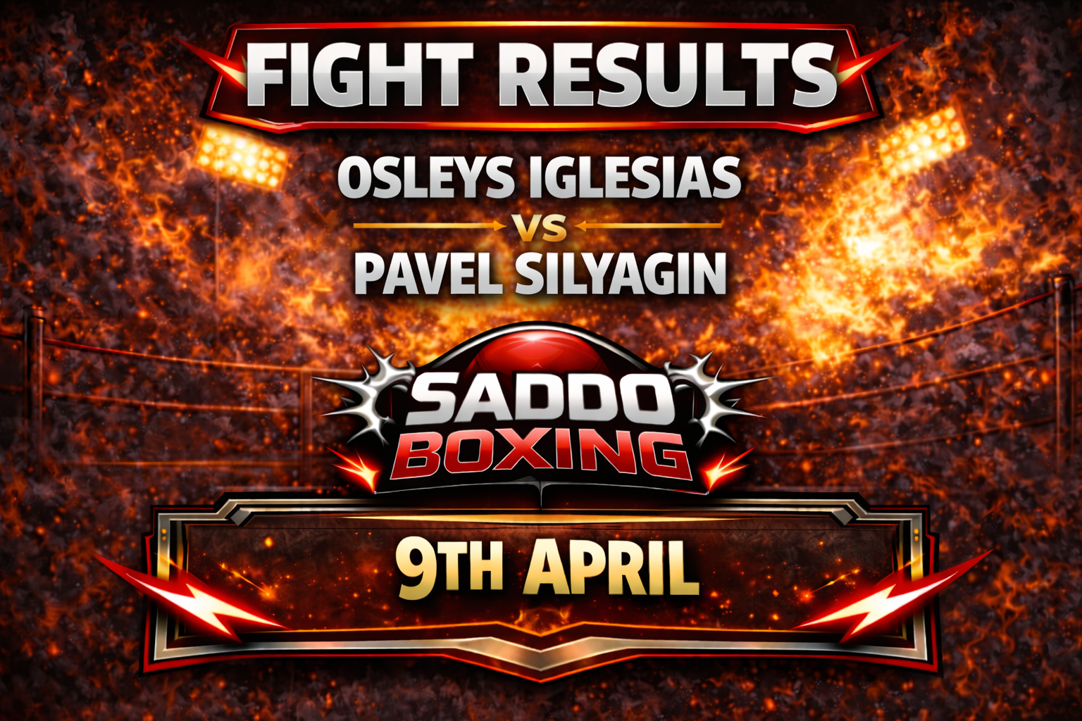 Osleys Iglesias Stops Pavel Silyagin